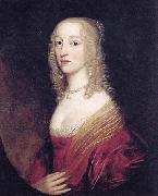 Portrait of Luise Hollandine, in fact Louise Maria, Pfalzgrafin bei Rhein